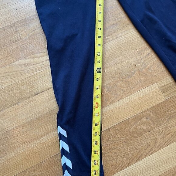 T by Talbots ON THE MOVE ANKLE LEGGINGS - Navy/White CHEVRON  S Zipper pocket - Picture 5 of 10